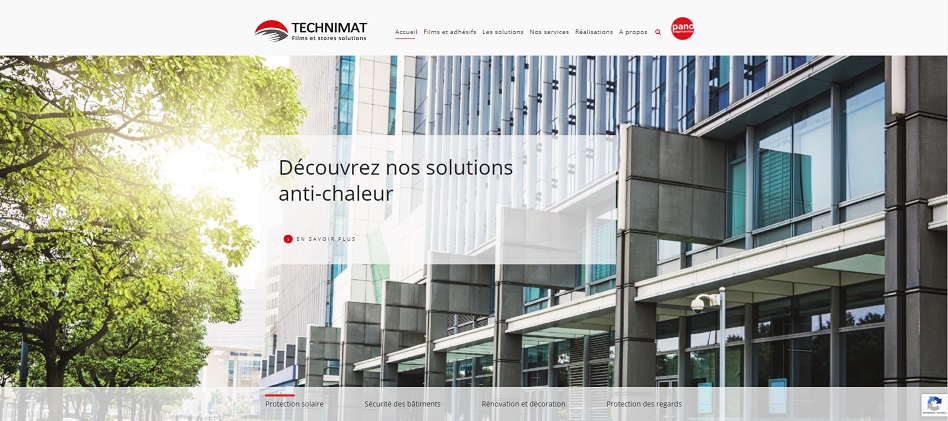 Nouveau site web Technimat