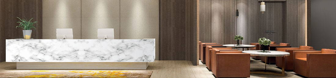 Pièce avec des films de décoration